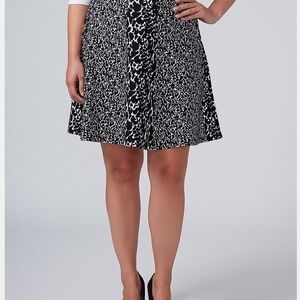 Animal Print Sweater Skirt 14/16 NWT